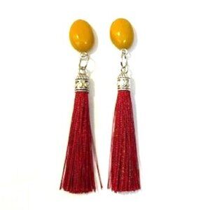 Maroon and Gold Tassel Earrings - University of Minnesota Gophers